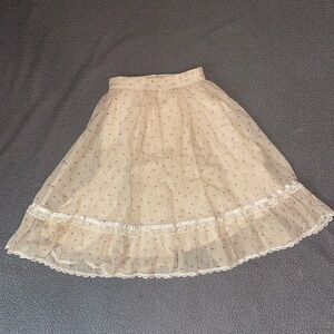 Jessica’s Gunnies Vintage Extra Small Floral Skirt